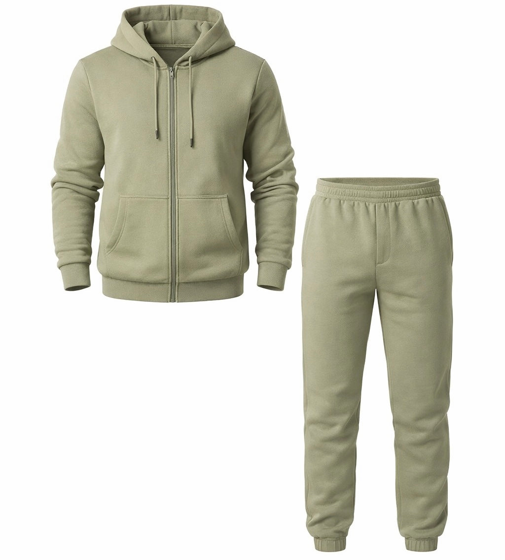 Essential Tracksuit Full Zipper ( Mint Green )