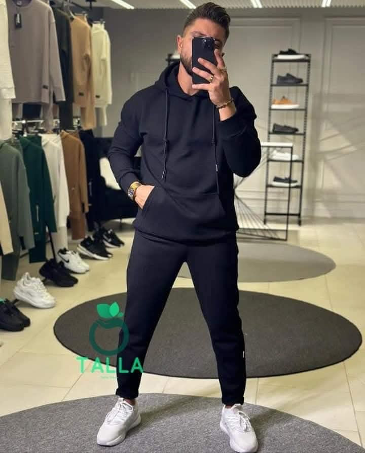 Winter Full Set ( Black Hoodie + Pants )